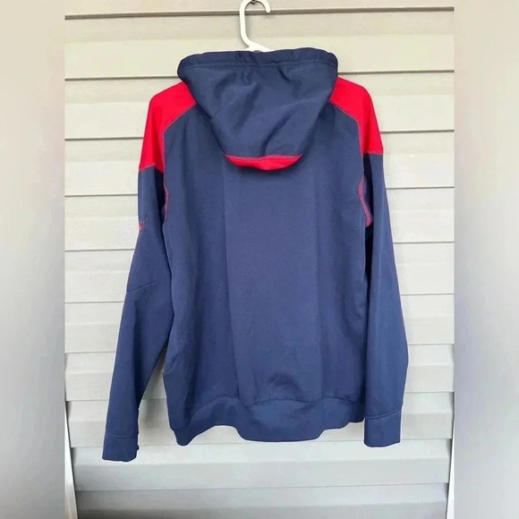 Nike Boston Red Sox Men’s Pullover Hoodie Sweatshirt Blue/Red Sz M - Picture 2 of 8